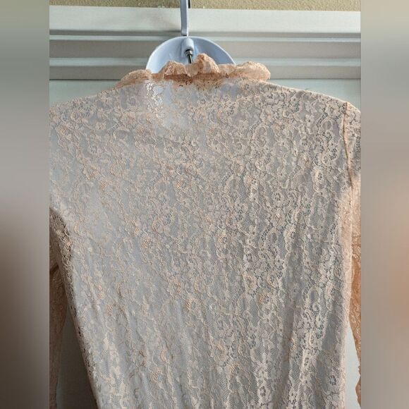 Maje pink lace dress size 1 - Picture 13 of 14